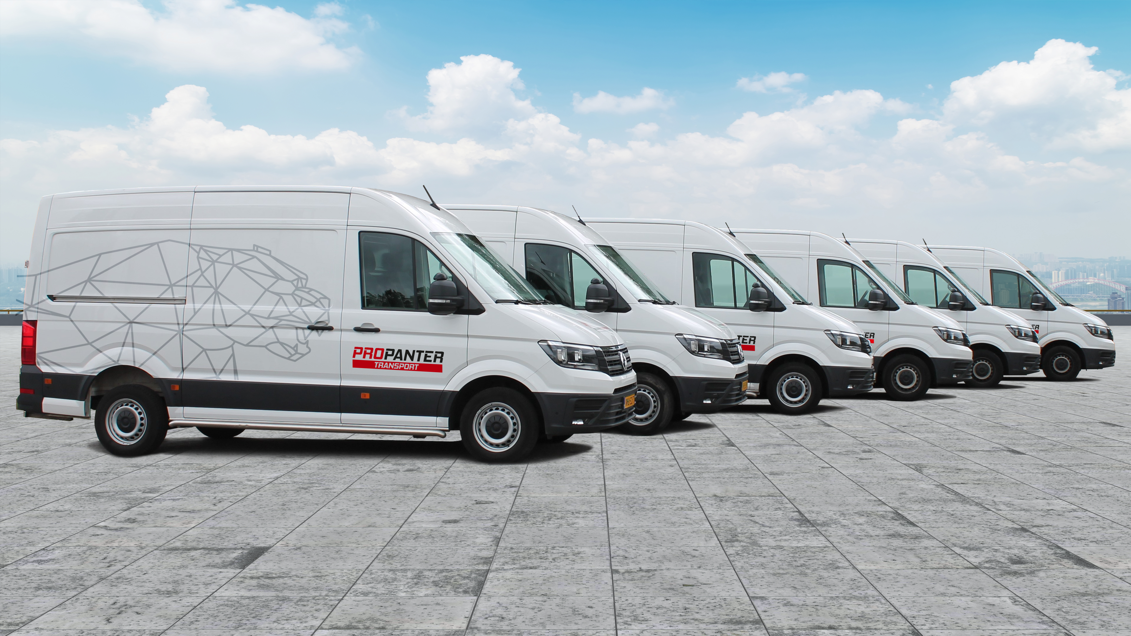 Vrachtwagens van Pro Panter Transport